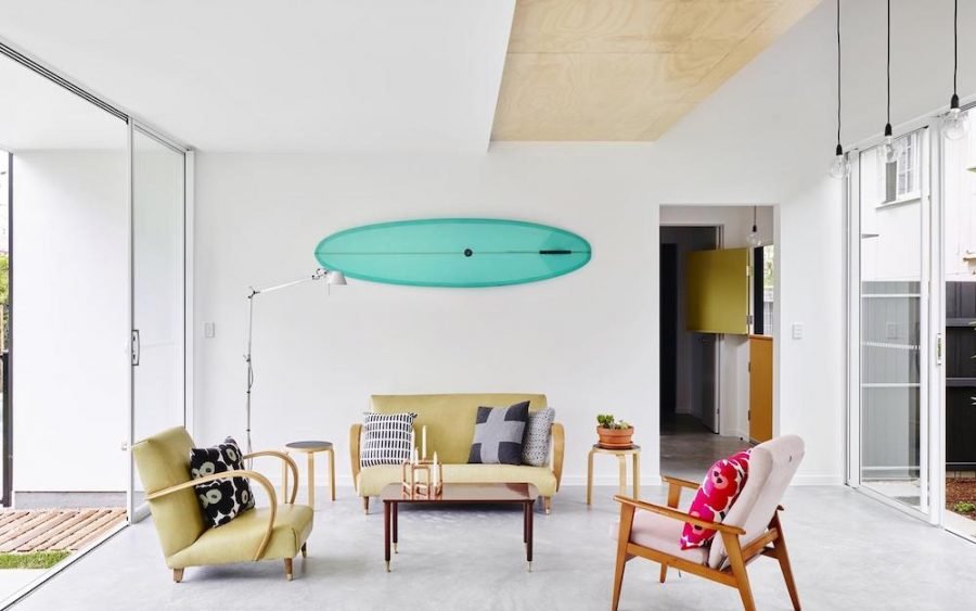 Mermaid beach accommodation living room modern decor