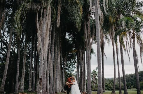 Bride + Groom acre garden