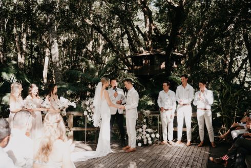 Ceremony on deck